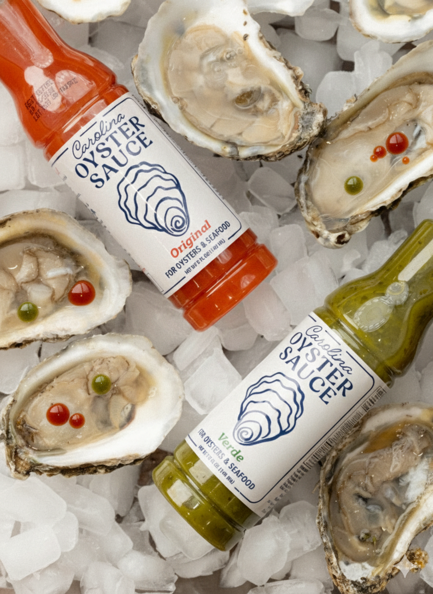 Carolina Oyster Sauce Family Bundle – 2 Original + 2 Verde (4-Pack)